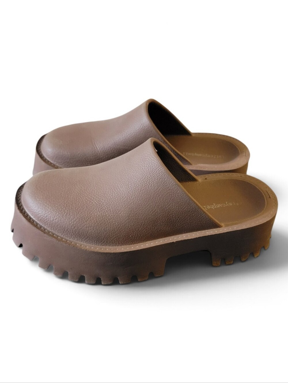 Jeffery Campbell Brown Platform Clogs